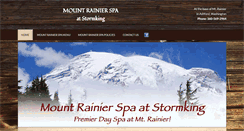 Desktop Screenshot of mountrainierspa.com