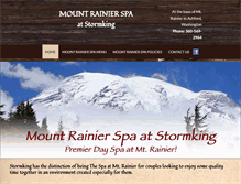 Tablet Screenshot of mountrainierspa.com